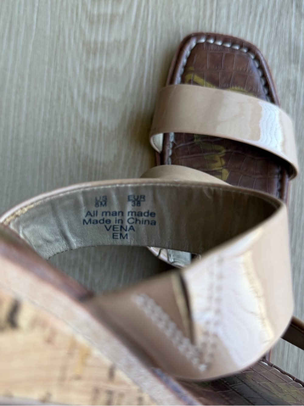 Sam Edelman Sam Edelman Vena Wedge Slide Sandal Sz 8 - Picture 6 of 7